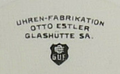 Uhren-Fabrikation Otto Estler Glashütte SA Logo.png