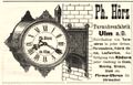 Ph. Hörz Turmuhrenfabrik, Anzeige 1888.jpg