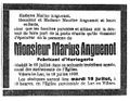 Marius Anguenot verstorben. l'Impartial La Chaux-de-Fonds 18. Juli 1938.jpg