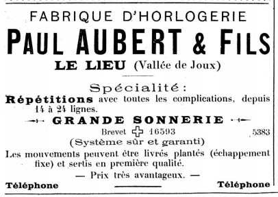 Datei:Paul Aubert & Fils, Anzeige F.H. 26. Februar 1899.jpg