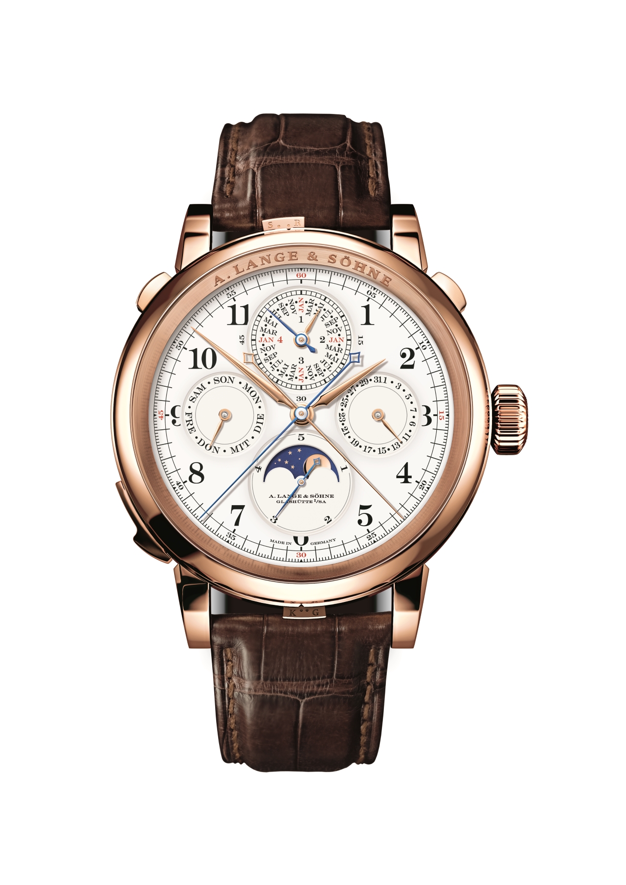 thumbThe GRAND COMPLICATION is the most complicated wristwatch everbuilt in Germany.