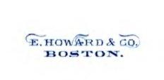 E. Howard and Company Zifferblattsignatur einer Taschenuhr
