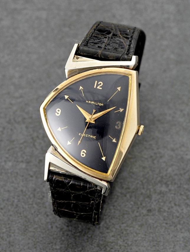 Datei Hamilton Watch Company Lancaster PA. Model 7 4 L Ventura circa 1957 1 .jpg Watch Wiki