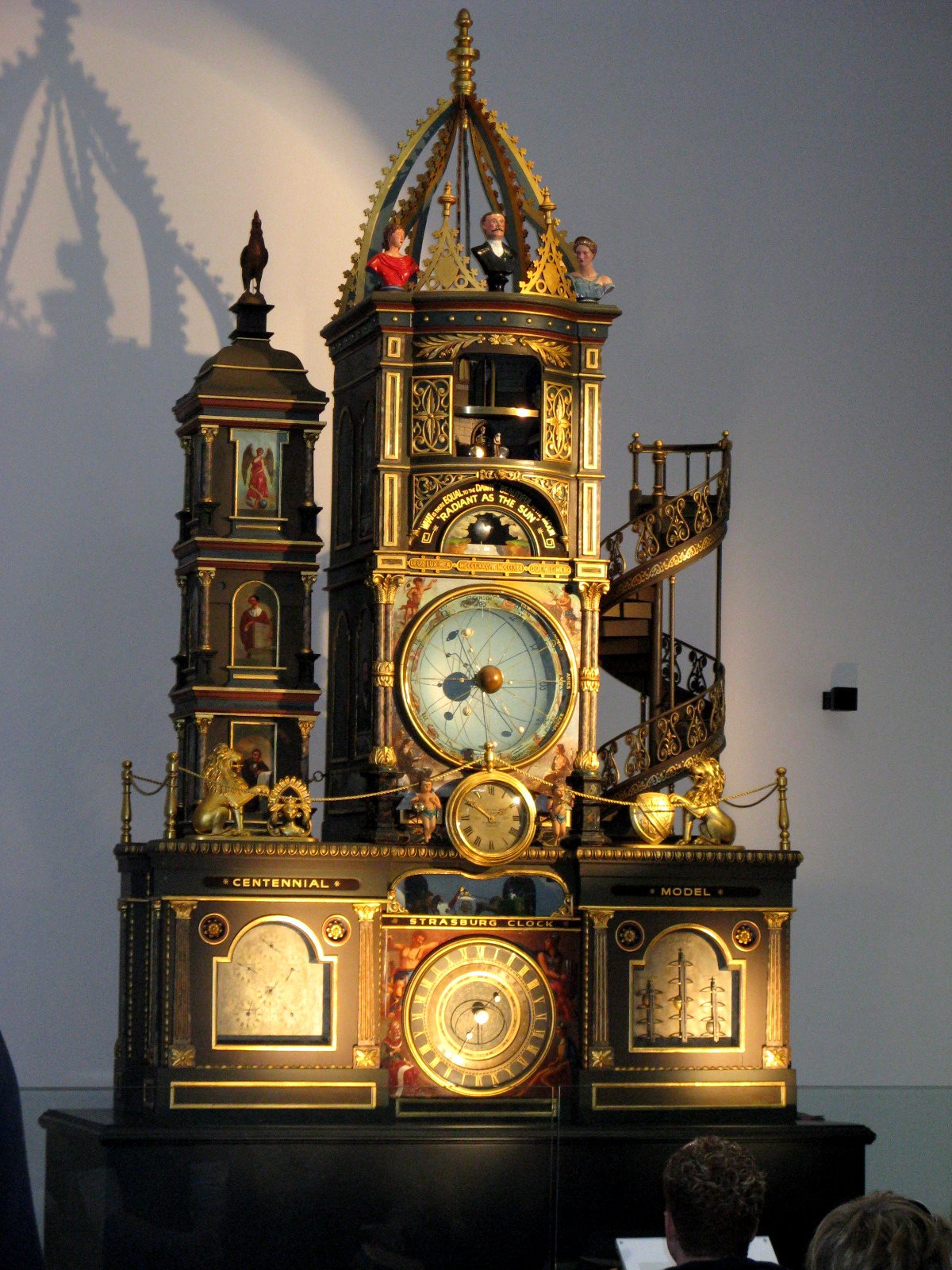 Funktionstüchtige Modell der Astronomische Kunstuhr im Straßburger Münster