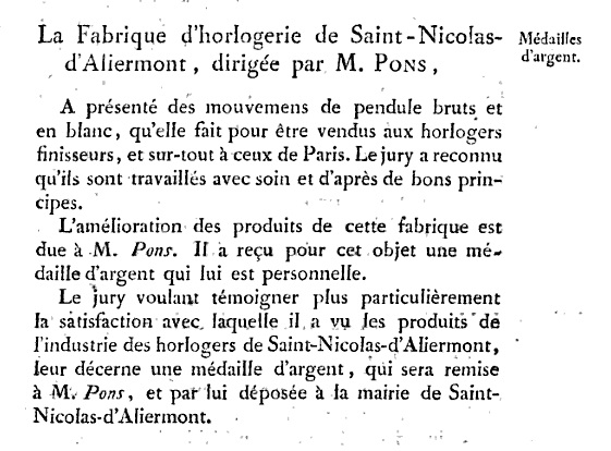 Datei:Fabrique d'Horlogerie de Saint-Nicolas d'Aliermont, Rapport du Jury Central... 1819.jpg