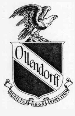Ollendorf Logo Qualitas 1868 Servitus