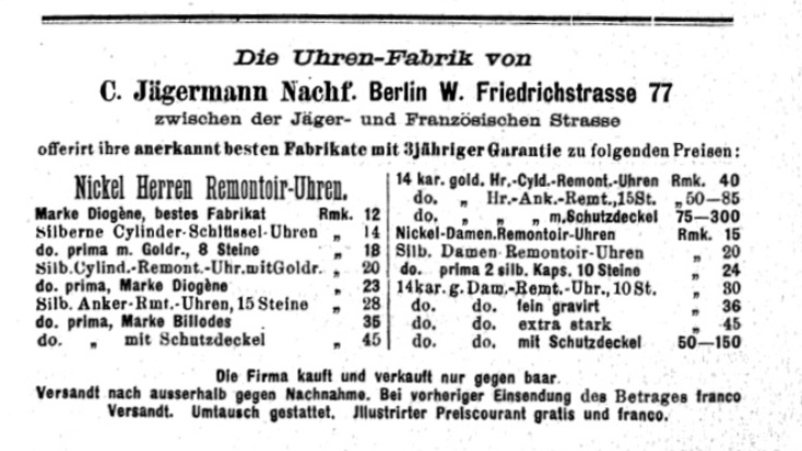 Datei:Anzeige C. Jägermann Nachf. Adressbuch aller Länder der Erde der..........Volume 8 1887.jpg