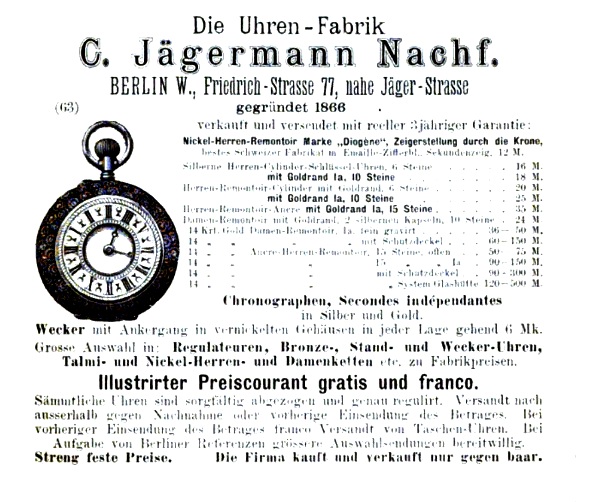 Datei:Anzeige C. Jägermann Nachf. Berliner Sammlung Klinischer Vorträge Klinik 7-18 1889.jpg