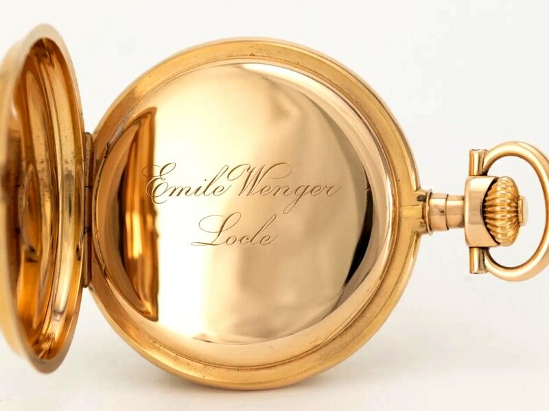 Datei:Uhrmacherschule Le Locle, Emile Wenger Ankerchonometer ca. 1900 (5).jpg