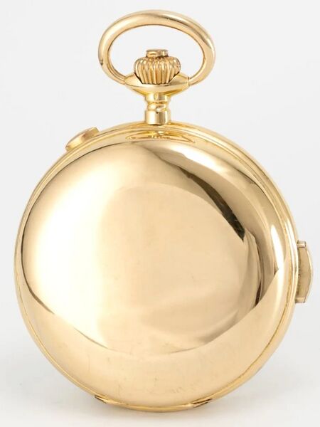 Datei:Invicta Savonnette mit Minutenrepetition, Vollkalender, Mondphase und Chronograph ca. 1900 (2).jpg