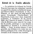 Faillite Ch. H. Grosclaude & Fils, Feuille d 'Avis de Neuchatel 8. Januar 1886.jpg