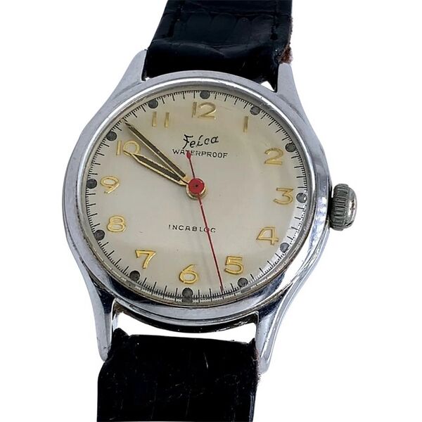 Datei:Felca Watch Co. Armbanduhr um 1950 (1).jpg