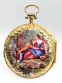 John Marie, London, Werk Nr. 402, Goldemail-Spindeltaschenuhr à quatre couleurs, circa 1770 (2).jpg