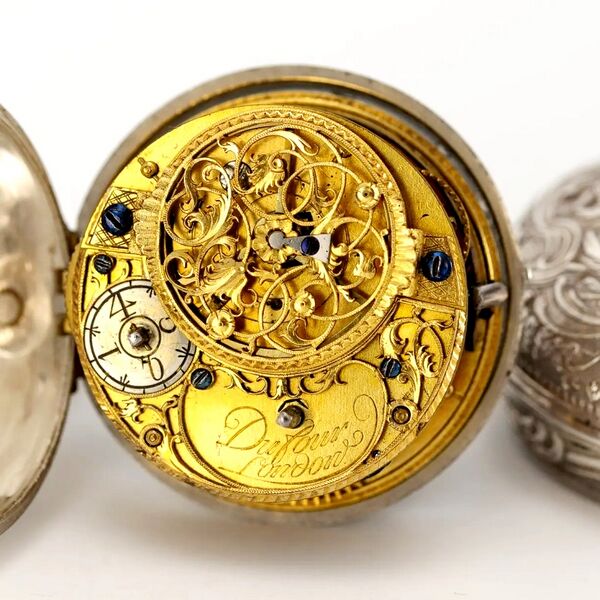 Datei:Dufour, London, Doppelgehäuse-Spindeltaschenuhr mit Datum, ca. 1750 (8).jpg