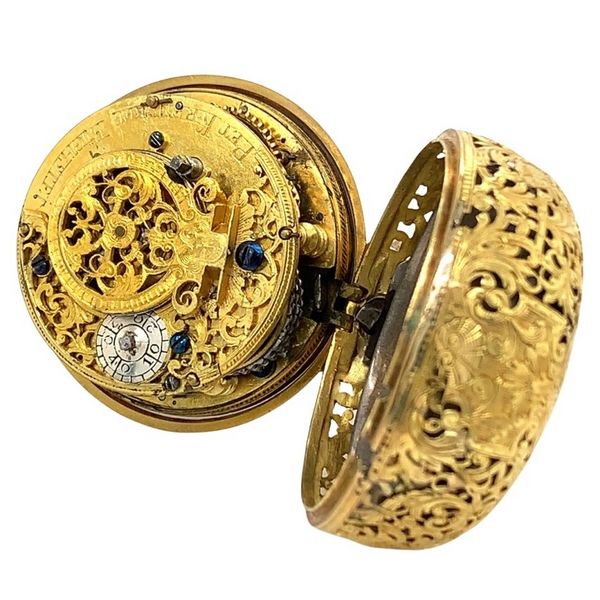 Datei:Peter Krenckel, Spindeltaschenuhr mit Viertelstundenrepetition ca. 1720 (11).jpg