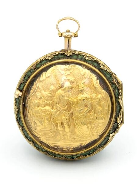 Datei:James Upjohn, Hochrelief-Repoussé-Spindeltaschenuhr, ca. 1760 (2).jpg