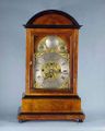 Johann Michael Edlinger, Austrian Walnut Bracket Clock ca. 1820 (1).jpg