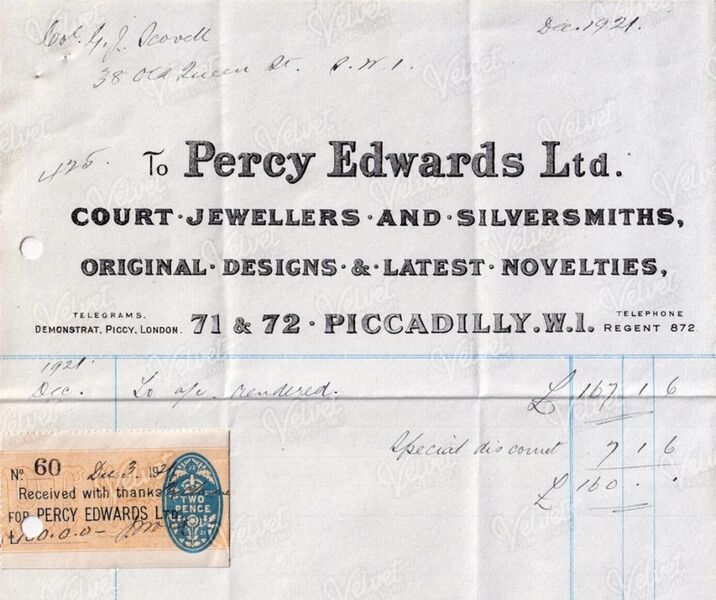 Datei:Rechnug Percy Edwards Ltd. 1921.jpg