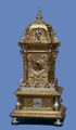 French Gilt and Silvered Bronze Miniature Mantel Clock, Raingo Fréres. (1).jpg