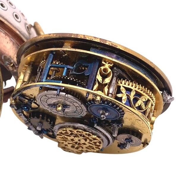 Datei:Balthasar Favre á Saint-Jean, einzeigrige Genfer Spindeltaschenuhr mit Stundenselbstschlag ca. 1690 (07).jpg