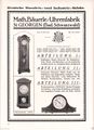 Math. Bäuerle Uhrenfabrik St. Georgen, Werbung 1921.jpg
