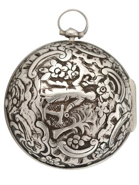Datei:James Girod, London, Hochrelief-Repoussé Doppelgehäuse-Oignon ca. 1692 (3).jpg