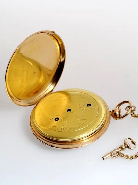 Datei:D. Bouvier à Genève, Taschenuhr mit Viertelrepetition und unabhängiger springender Zentralsekunde Geh. Nr. 8879, circa 1820 (3).jpg