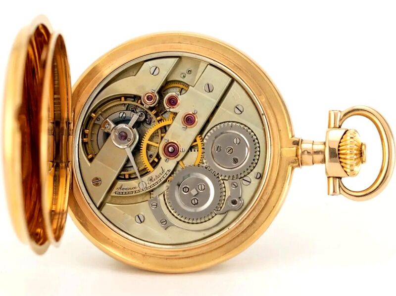 Datei:Uhrmacherschule Le Locle, Emile Wenger Ankerchonometer ca. 1900 (8).jpg