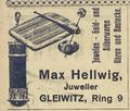 Anzeige Max Hellwig, Sänger Zeitung Gleiwitz, 1 Mai 1929.jpg