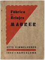 Katalog Fábrica de Relojes Maurer Otto Himmelheber 1933.jpg
