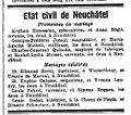 Louis Godat et Bluette Schweizer verheiratet Feuille d 'Avis de Neuchatel 22. November 1927.jpg