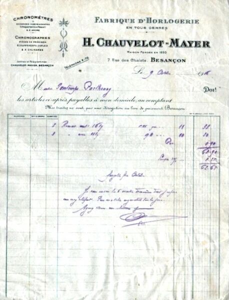 Datei:Rechnung H. Chauvelot-Mayer 1916.jpg