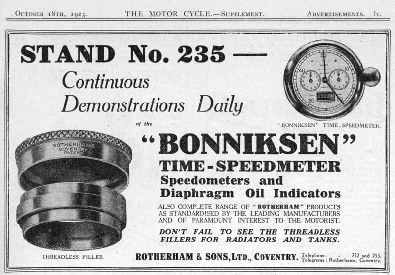 Datei:The Motor Cycle, Bonnikson Speedometer Anzeige 1923.jpg
