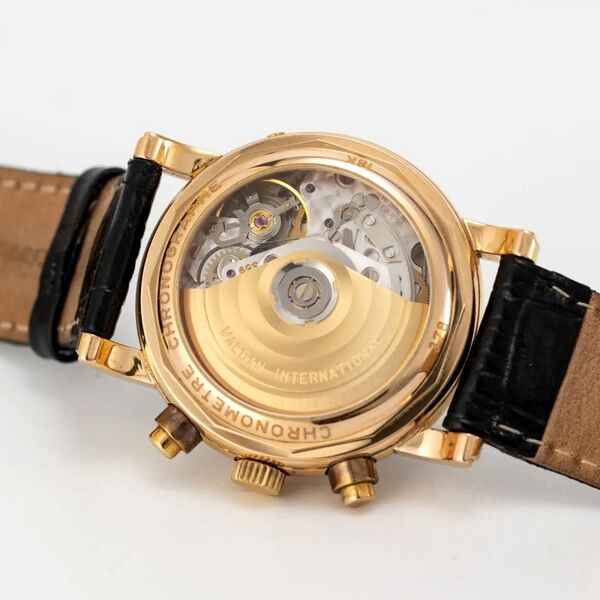 Datei:Waldan International, Armbandchronograph mit Vollkalender und Mondphase - Chronometer ca, 1996 (6).jpg