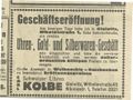 Anzeige Carl Kolbe im Oberschlesische Zeitung 1930.jpg