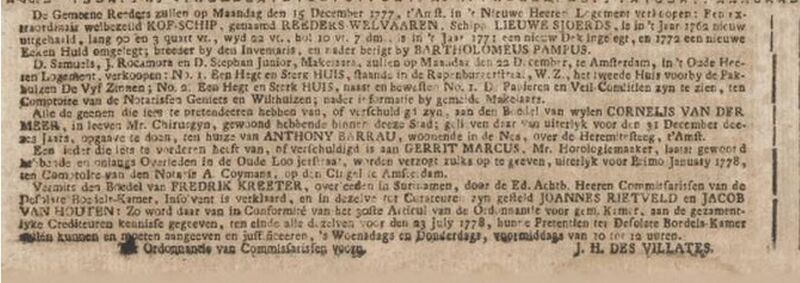 Datei:Aufruf an die Gläubiger von Gerrit Markus 9-12-1777.jpg