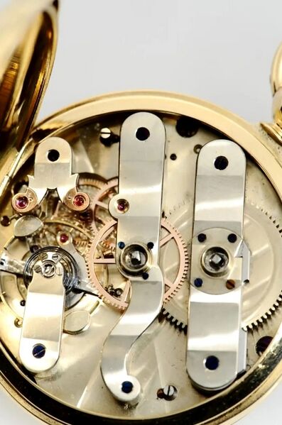 Datei:Girard-Perregaux, La Chaux de Fonds, Cronometro, Wippenchronometer Geh. Nr. 21102, circa 1865 (5).jpg