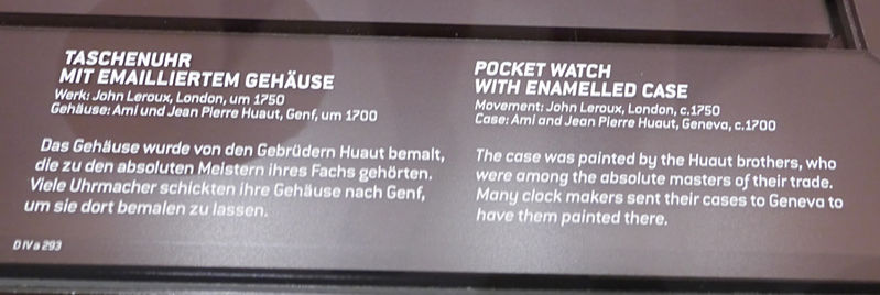 Datei:John Leroux A. und J. P. Huaut Taschenuhr mit Emailliertem Gehäuse Text.JPG