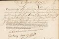 Urkunde der beabsichtigten Heirat 4. April 1715.jpg