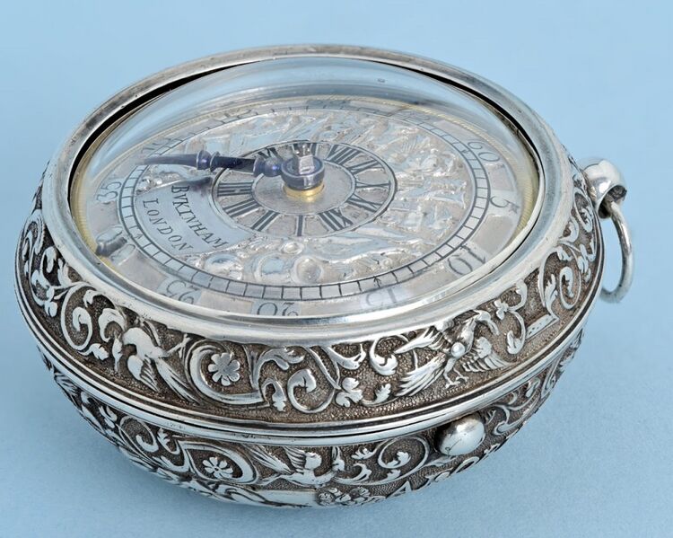 Datei:Joseph Buckingham Spindeluhr mit Differentialzifferblatt, ca. 1698 (03).jpg