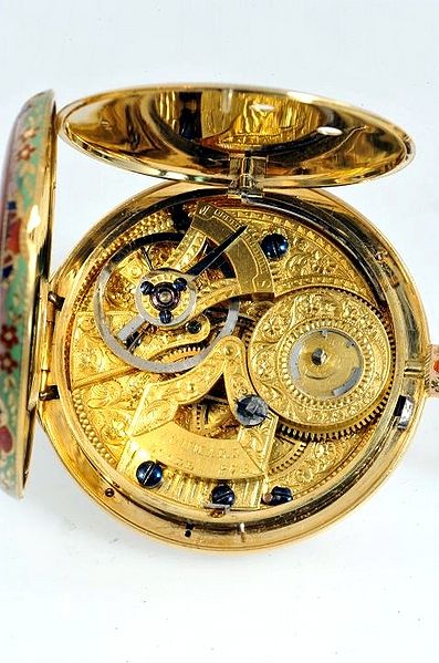 Datei:Voumard a Locle pocket watch movement.jpg