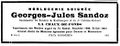 Werbung von Georges Jules Sandoz, La Chaux-de-Fonds F.H. 23. Februar 1905.jpg