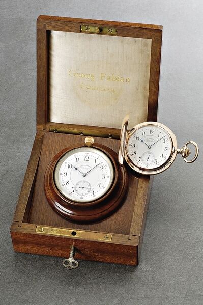 Datei:Georg Fabian, Czarnikau (Posen) Deutsche Uhrmacherschule Glashütte Nr. 2148 1911 - Nr. 2522 1913.jpg