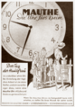 Mauthe Uhren Fabrik Schwenningen Annonce 1941 in Illustrierter Beobachter.png
