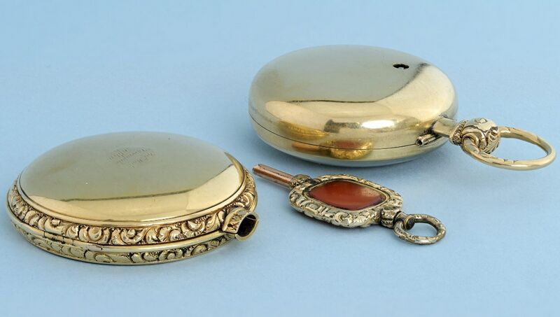 Datei:John Moncas Liverpool, Goldene Taschenuhr ca. 1830 (3).jpg
