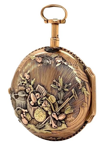 Datei:Varin à Chalon, Spindeltaschenuhr mit Viertelstundenrepetition und reich verzierten Chatelaine, ca. 1785 (04).jpg