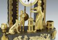 Französische Empire Pendule, Jean-Louis Rouvière, ländliche Szene vor einem Stadttor um 1805 (4).jpg