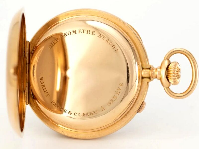 Datei:Marius Favre, Genfer Ankerchronometer mit Schleppzeigerchronograph, ca 1900 (3).jpg
