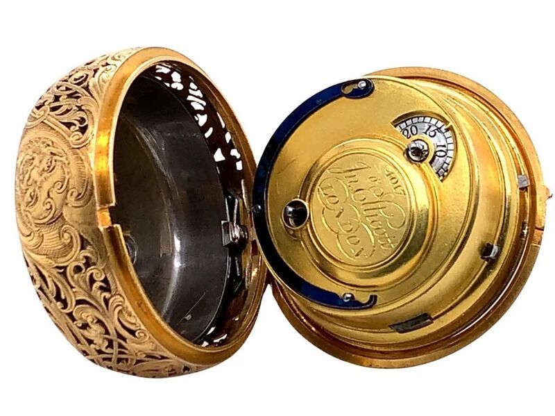 Datei:John Ellicot - George Michael Moser, Doppelgehäuse-Taschenuhr mit Stodgens-Viertelstundenrepetition ca. 1755 (08).jpg