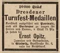 Anzeige Ernst Opitz der Oberschlezischer Wanderer 14 Juli 1885.jpg